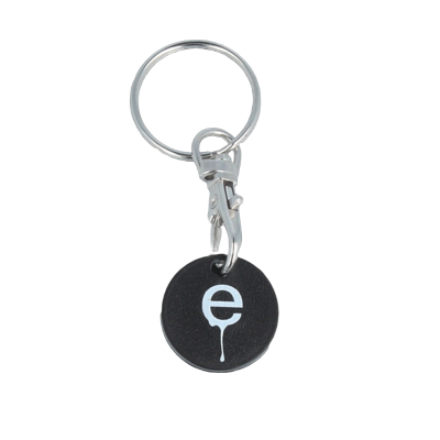 Recyled OLD &pound; Trolley Coin Keyring