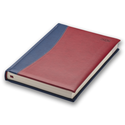 Sorrento A5 Page a Day Desk Diary - Ivory