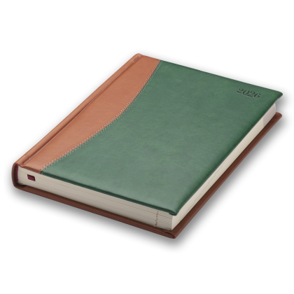 Sorrento A5 Page a Day Desk Diary - Ivory