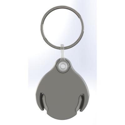 Recycled Pop Coin Lite Trolley Keyring