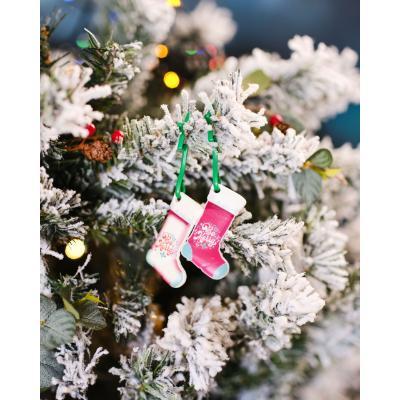Recycled Christmas dECOration Stocking