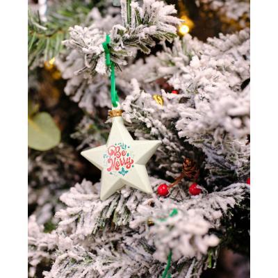 Recycled Christmas dECOration Plus Star