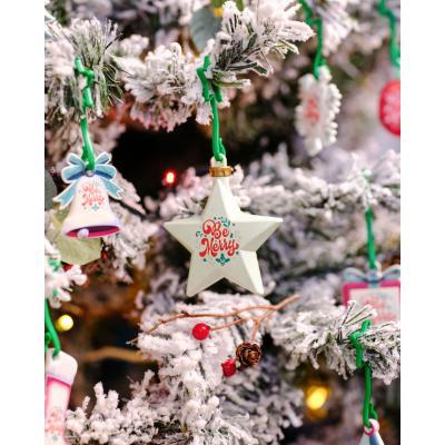 Recycled Christmas dECOration Plus Star