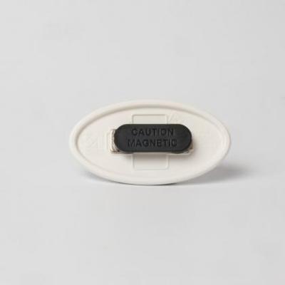 Always Recycled Select Name Badge - Oval - Magnet back