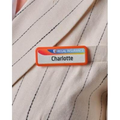 Always Recycled Select Name Badge - Slim Rectangle - Magnet back