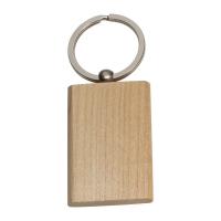 Wood Key Ring Massachusetts