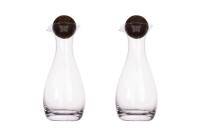 Sagaform Nature carafe oil/vinegar with cork stoppers 2 pcs. 300ml