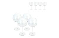 Byon Opacity set of 4 wineglasses with stylish glass pattern 470ml