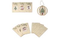 InSideOut Wooden Christmas ornament set of 3