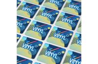 Vinyl Sticker Square 20x20mm