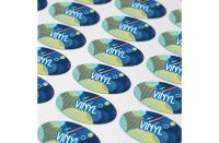Vinyl Sticker Oval 40x20mm