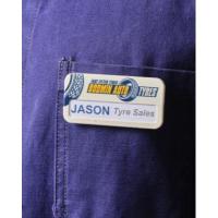 Always Recycled Reusable Name Badge – Rectangular Low Window - Combo Clip
