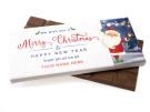 CHRISTMAS MILK CHOCOLATE LARGE BAR 90G, ECO-friendly