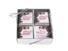 CHRISTMAS 20 NEAPOLITAN CHOCOLATE GIFT BOXES WITH BOW