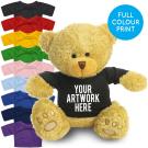 Printed Golden 22cm Edward bear - Black t-shirt
