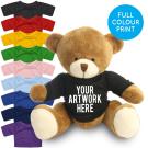 Printed 20cm Richard Bear - Black t-shirt