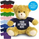 Printed 25cm Elizabeth bear - Navy Blue t-shirt