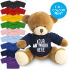 Printed 20cm Richard Bear - Navy Blue t-shirt