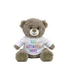 Printed ECO 17cm Mocha Catherine Bear
