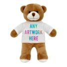 Printed Brown 14cm Henry bear