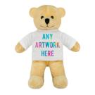 Printed Light Brown 14cm Henry bear