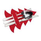 Cutlery Pad in Christmas Tree Shape Duffel