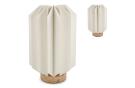 Coollux foldable paper LED lamp Eos on wooden base, 25 cm (letterbox size)
