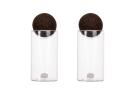 Sagaform Nature salt/pepper jars with cork stoppers 2 pcs.