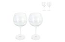 Byon Opacity set of 2 wineglasses with stylish glass pattern 470ml