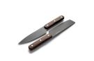 Orrefors Jernverk set of 2 knives, black & wood