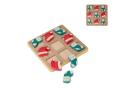 InSideOut Wooden Christmas tic tac toe
