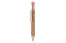 Ball pen 4-color Cork