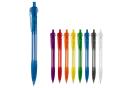 Cosmo ball pen transparent rubber round clip