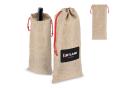Jute-style bottle pouch 14 x 34 cm