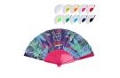 Made to order - Hand fan plastic & polyester all over print