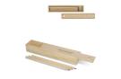 Colouring pencils in wooden sliding box