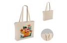 Cotton Tote bag with zip OEKO-TEX® 47 x 11 x 35cm 320g/m²