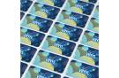Vinyl Sticker Rectangle 30x15mm