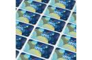 Vinyl Sticker Rectangle 50x20mm