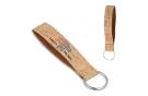 Cork wrist strap with keyring