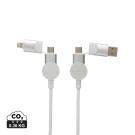 Oakland RCS recycled plastic 6-in-1 fast charging 45W cable