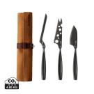 BOSKA Cheese Knife Set Monaco  Black