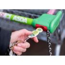 Recycled Trolley Stick Oval Keyring