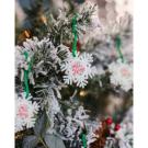 Recycled Christmas dECOration Snowflake