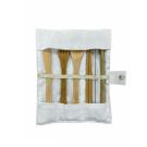 Bamboo Wrap Cutlery Set