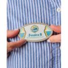 Always Recycled Select Name Badge - Oval - Safety Pin