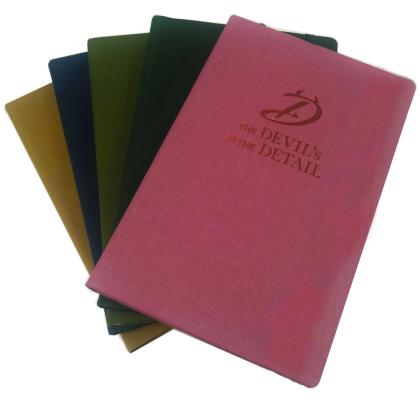 Brillianta Linen A5 Casebound Notebook in a Spectrum of colours