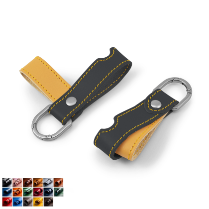 Capri Leather Mobile Phone Stand Key Fob