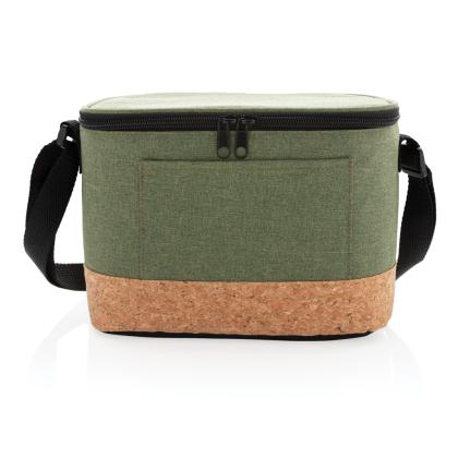 Two tone cooler bag with cork detail