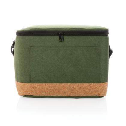 Impact AWARE&trade; XL RPET two tone cooler bag with cork detail